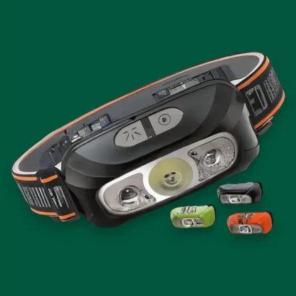 Lunara – Lampe Frontale LED à Détection de Mouvement et Rechargeable